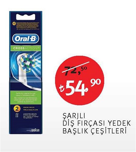 Oral-B Şarjlı Diş Fırçası Yedek Başlık Çeşitleri image