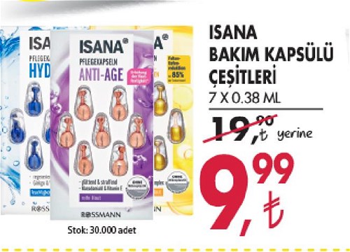 Isana Bakım Kapsülü Çeşitleri 7x0.38 Ml image