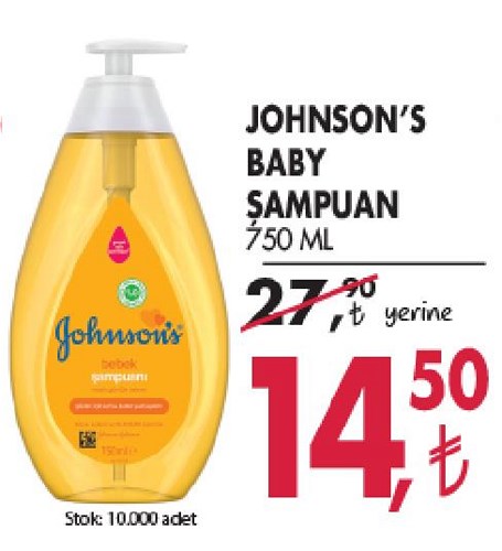 Johnson's Baby Şampuan 750 Ml image