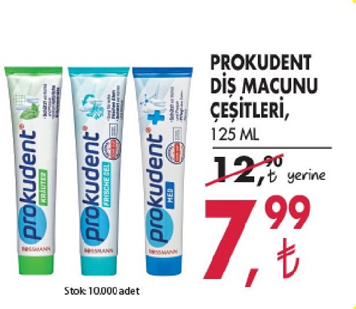 Prokudent Diş Macunu Çeşitleri 125 Ml image