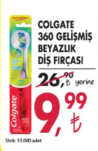 Colgate 360 Gelişmiş Beyazlık Diş Fırçası image