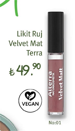 Alterra Likit Ruj Velvet Mat Terra image