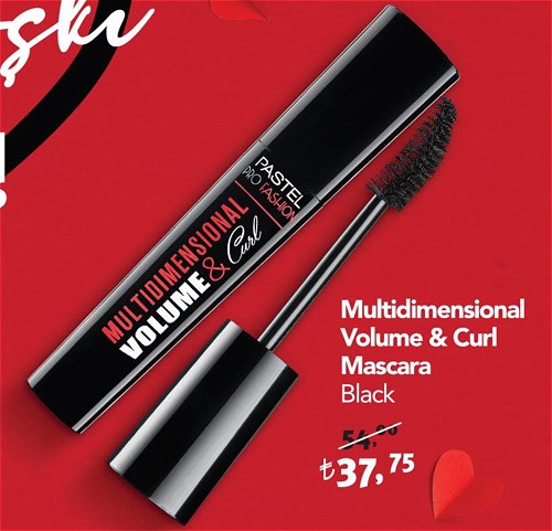 Pastel Multidimensional Volume & Curl Mascara Black image