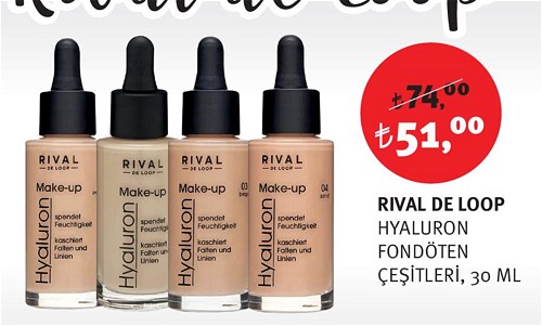 Rival De Loop Hyaluron Fondöten Çeşitleri 30 Ml image