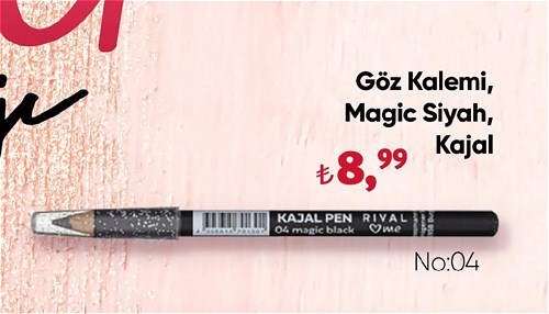 Rival Love Me Göz Kalemi Magic Siyah Kajal No:04 image