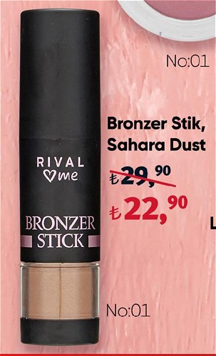 Rival Love Me Bronzer Stik Sahara Dust No:01 image