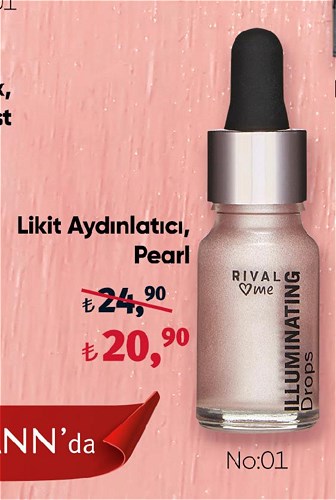 Rival Love Me Likit Aydınlatıcı Pearl No:01 image