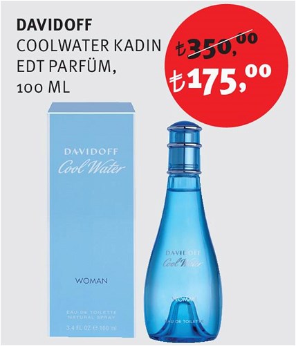 Davidoff Coolwater Kdın Edt Parfüm 100 Ml image