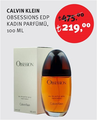 Calvin Klein Obsessions Edp Kadın Parfümü 100 Ml image