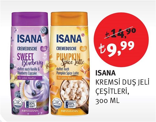 Isana Kremsi Duş Jeli Çeşitleri 300 Ml image