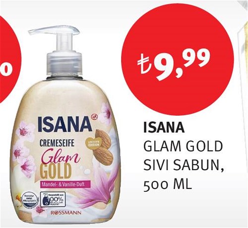 Isana Glam Gold Sıvı Sabun 500 Ml image