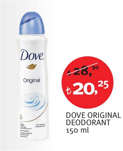 Dove Original Deodorant 150 ml image