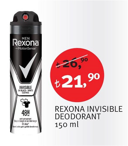 Rexona Invisible Deodorant 150 ml image