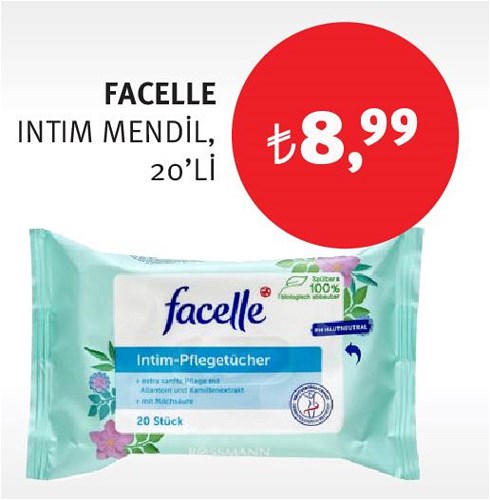 Facelle Intim Mendil 20'li image