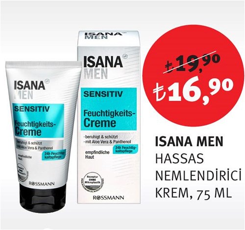 Isana Men Hassas Nemlendirici Krem 75 Ml image