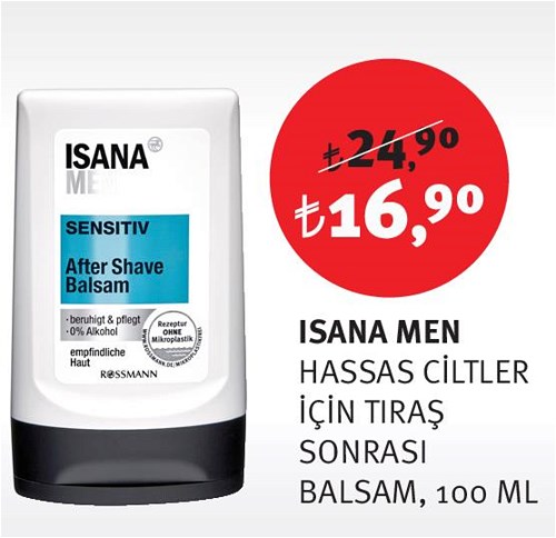 Isana Men Hassas Ciltler İçin Tıraş Sonrası Balsam 100 Ml image