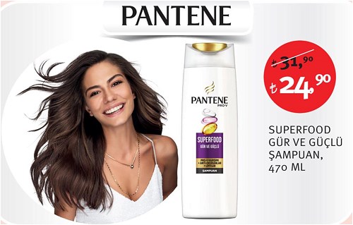 Pantene Superfood Gür ve Güçlü Şampuan 470 ml image