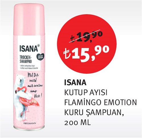 Isana Kutup Ayısı Flamingo Emotion Kuru Şampuan 200 Ml image