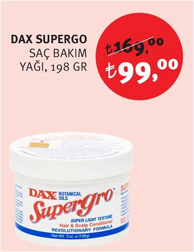 Dax Supergo Saç Bakım Yağı 198 Gr image