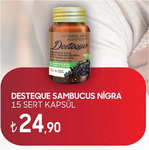 Rossmann Desteque Sambucus Nigra 15 Sert Kapsül