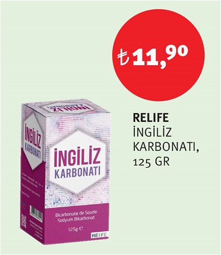 Relife İngiliz Karbonatı 125 Gr image