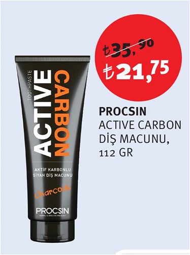 Procsin Active Carbon Diş Macunu 112 Gr image