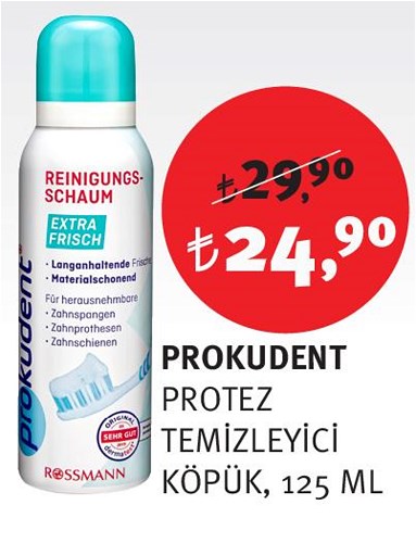 Prokudent Protez Temizleyici Köpük 125 Ml image