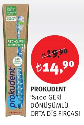 Prokudent %100 Geri Dönüşümlü Orta Diş Fırçası image