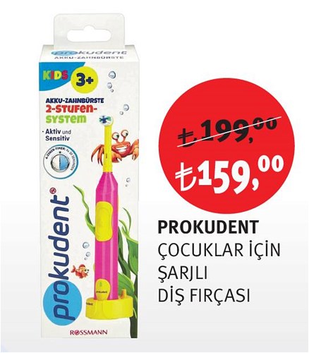 Prokudent Çocuklar İçin Şarjlı Diş Fırçası image