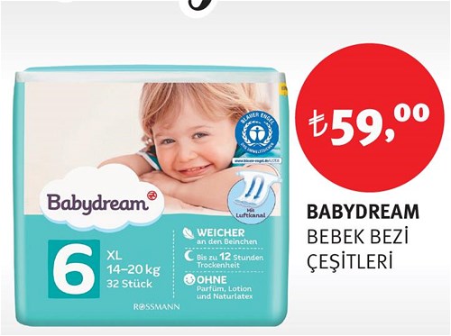 Babydream Bebek Bezi Çeşitleri image