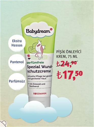 Babydream Pişik Önleyici Krem 75 Ml image