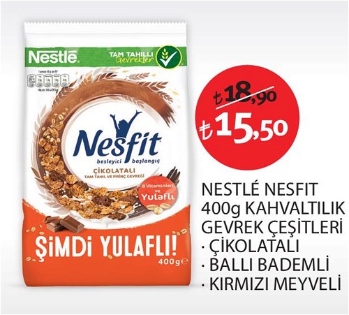 Nestle Nesfit 400g Kahvaltılık Gevrek Çeşitleri image