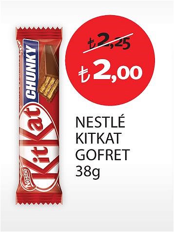 Nestle Kitkat Gofret 38g image