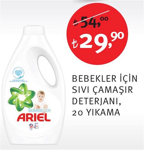 Ariel Bebekler İçin Sıvı Çamaşır Deterjanı 20 Yıkama image