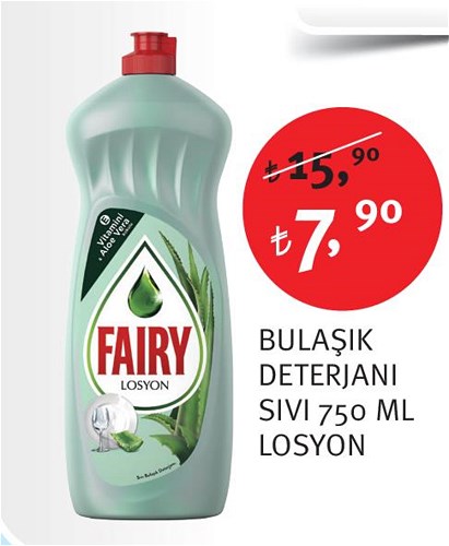 Fairy Bulaşık Deterjanı Sıvı 750 Ml Losyon image