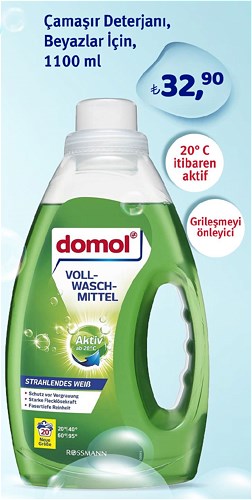 Domol Çamaşır Deterjanı Beyazlar İçin 1100 ml image