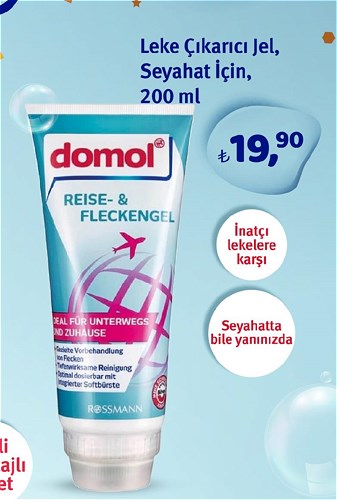 Domol Leke Çıkarıcı Jel Seyahat İçin 200 ml image