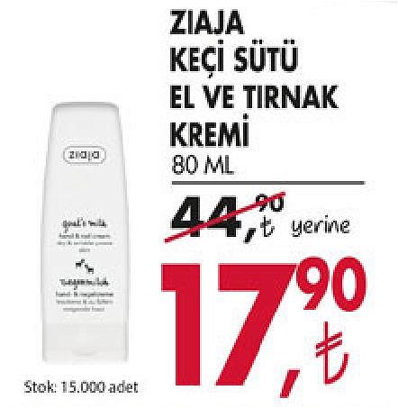 Ziaja Keçi Sütü El ve Tırnak Kremi 80 Ml image