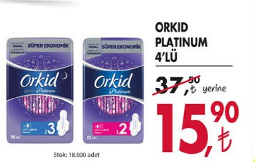 Orkid Platinum 4'lü image