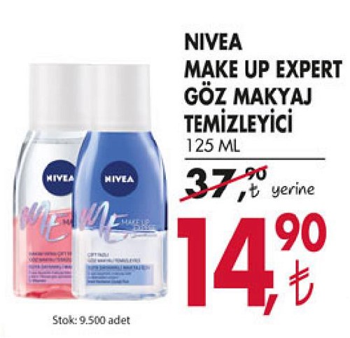 Nivea Make Up Expert Göz Makyaj Temizleyici 125 Ml image