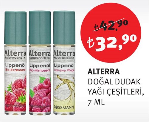 Alterra Doğal Dudak Yağı Çeşitleri 7 Ml image