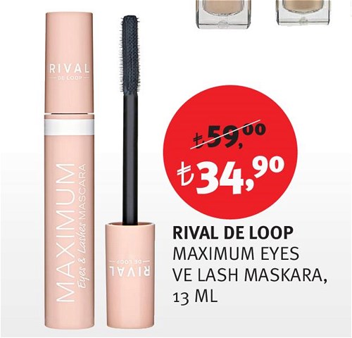 Rival De Loop Maximum Eyes ve Lash Maskara 13 Ml image