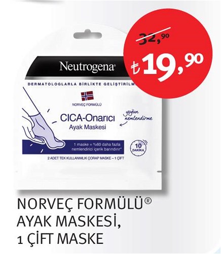 Neutrogena Norveç Formülü Ayak Maskesi 1 Çift Maske image