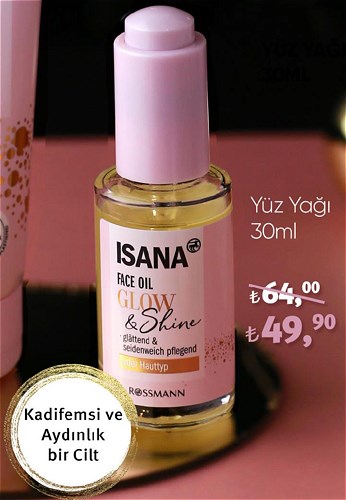 Isana Glow & Shine Yüz Yağı 30ml image