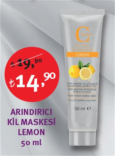 Claderm Arındırıcı Kil Maskesi Lemon 50 ml image