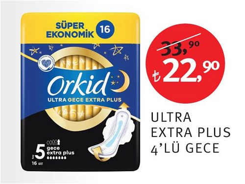 Orkid Ultra Extra Plus 4'lü Gece image