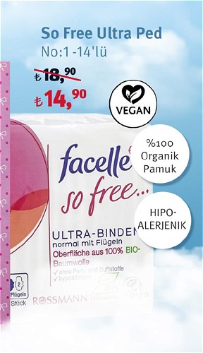 Facelle So Free Ultra Ped No:1 - 14'lü image