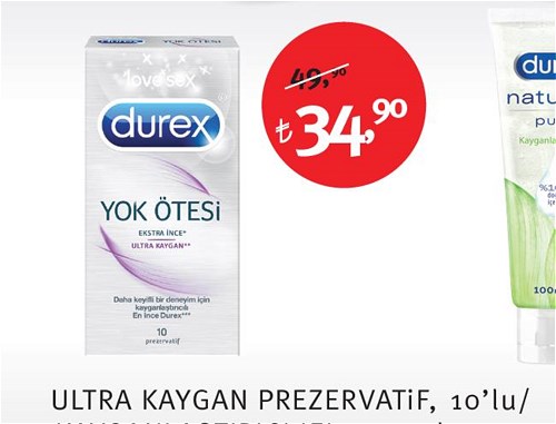 Durex Ultra Kaygan Prezervatif 10'lu image