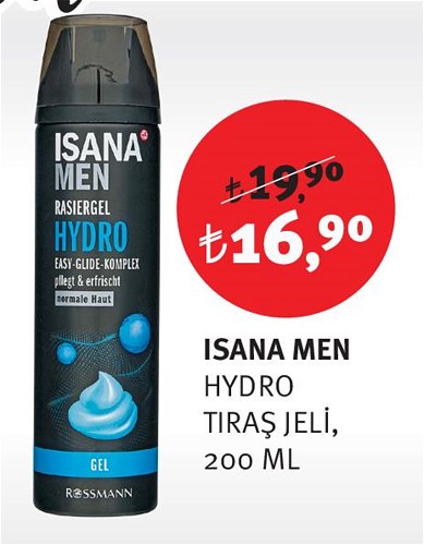 Isana Men Hydro Tıraş Jeli 200 Ml image