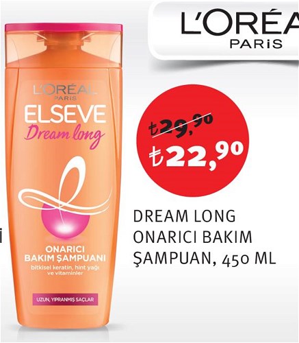 Loreal Dream Long Onarıcı Bakım Şampuan 450 Ml image